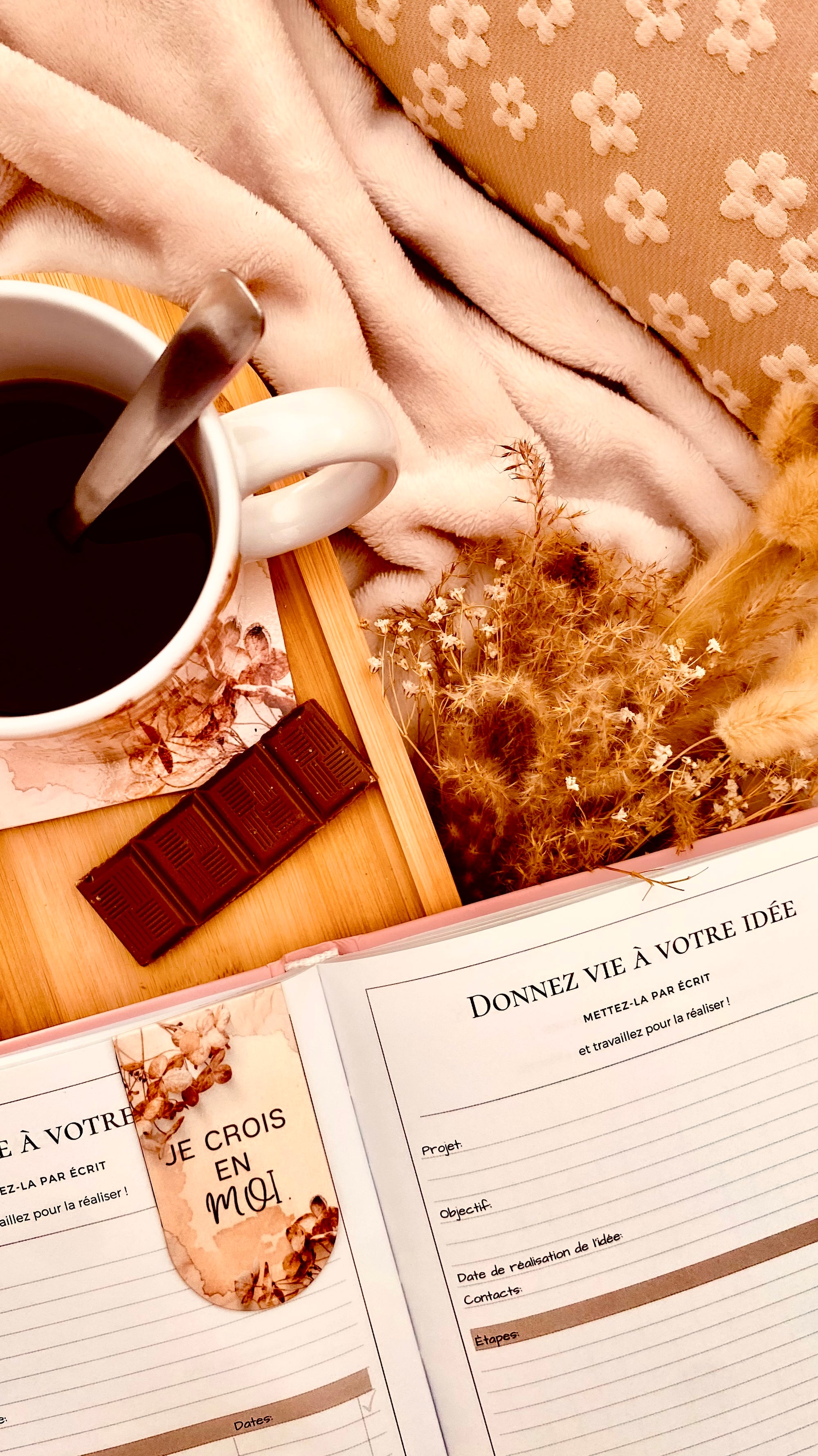 Mon insufflation positive – Un souffle de douceur entre deux pages (5 messages au choix)