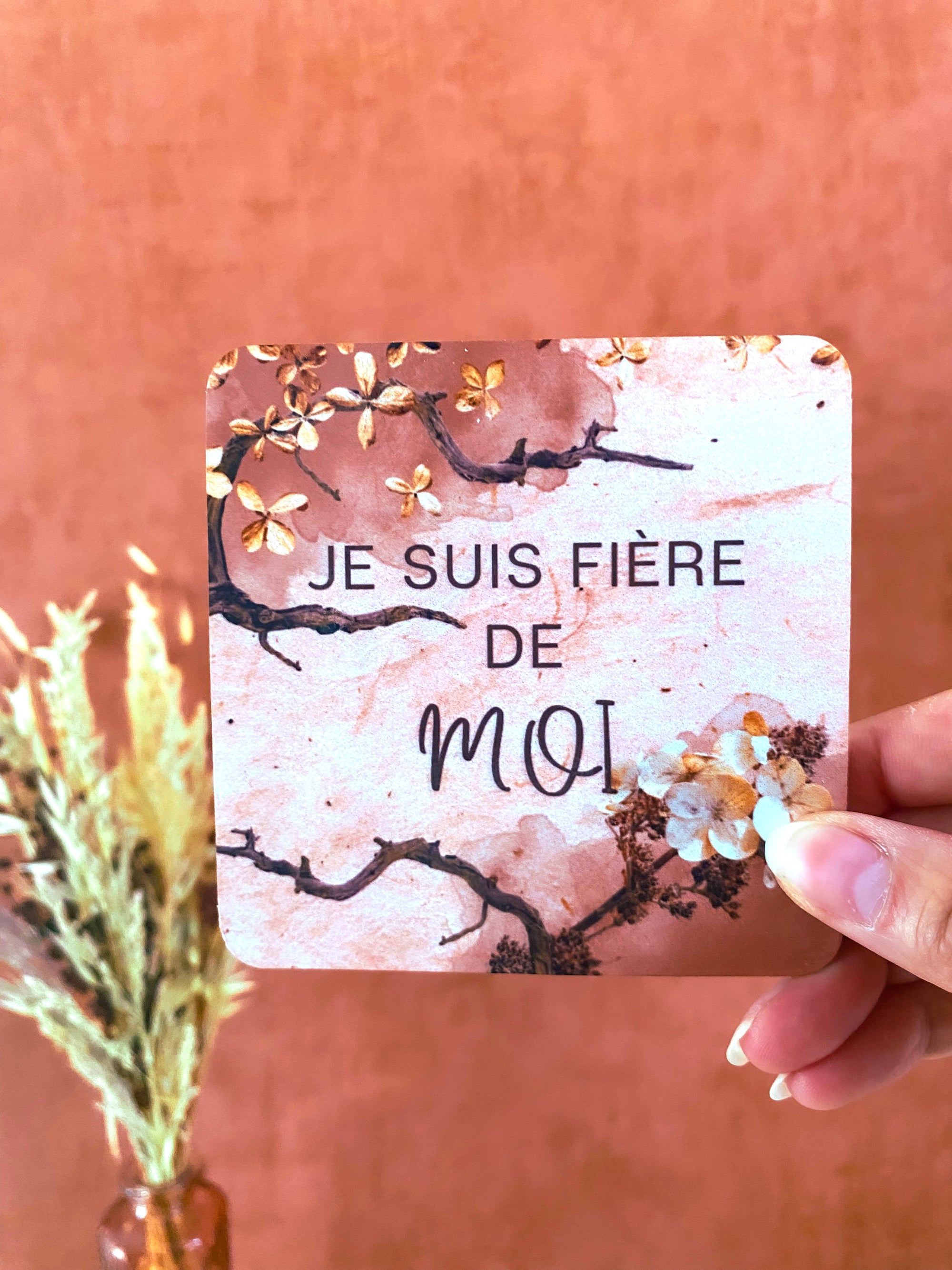 Mon support d'âme  – Un objet 2 en 1, pour t’apaiser et te valoriser (5 messages au choix)