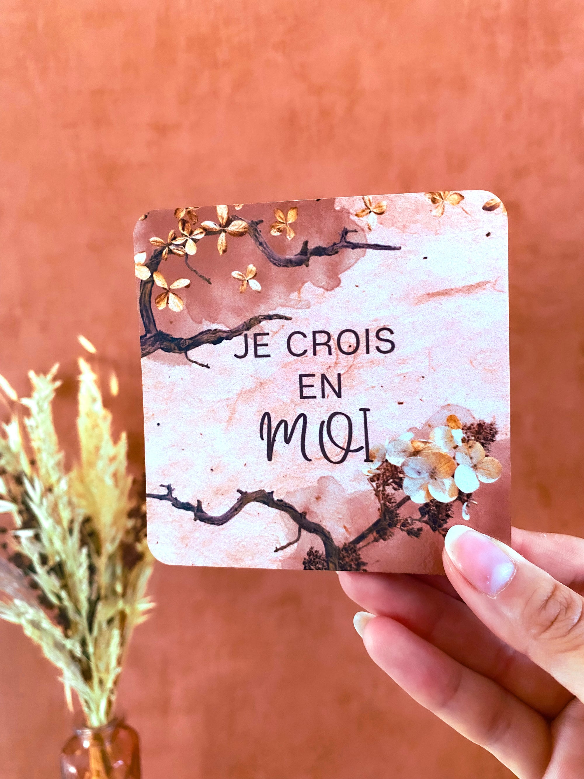 Mon support d'âme  – Un objet 2 en 1, pour t’apaiser et te valoriser (5 messages au choix)