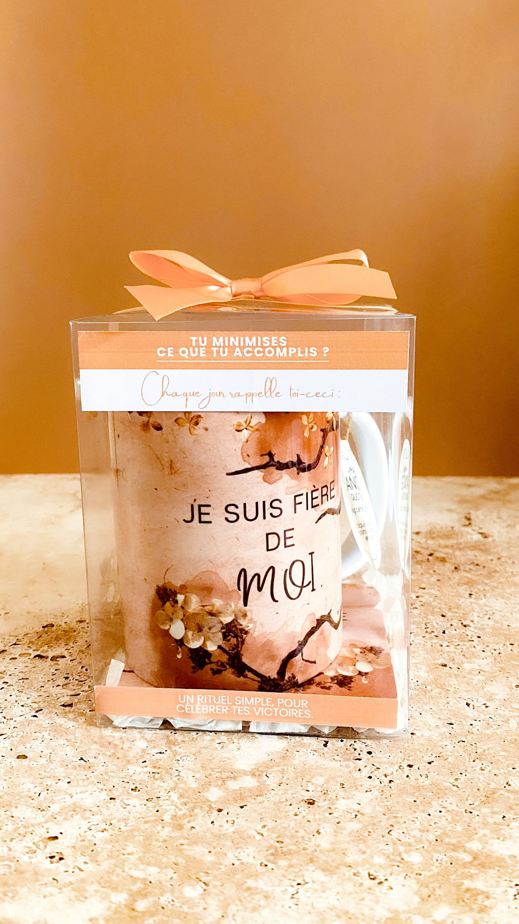 Coffret Mug & Dessous de verre - Champêtre (modèle au choix)