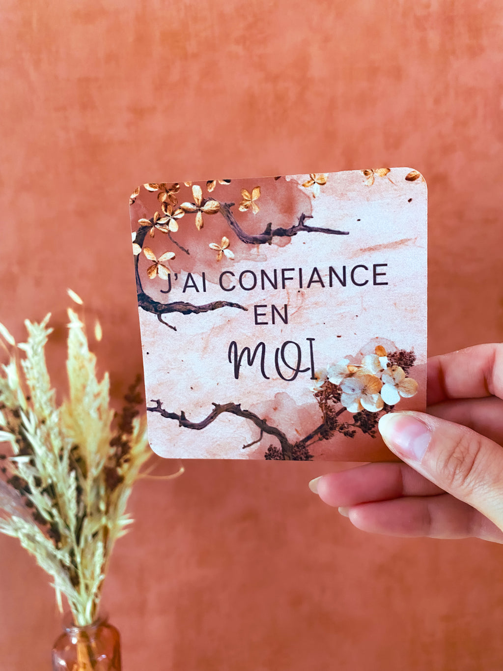 Mon support d'âme  – Un objet 2 en 1, pour t’apaiser et te valoriser (5 messages au choix)