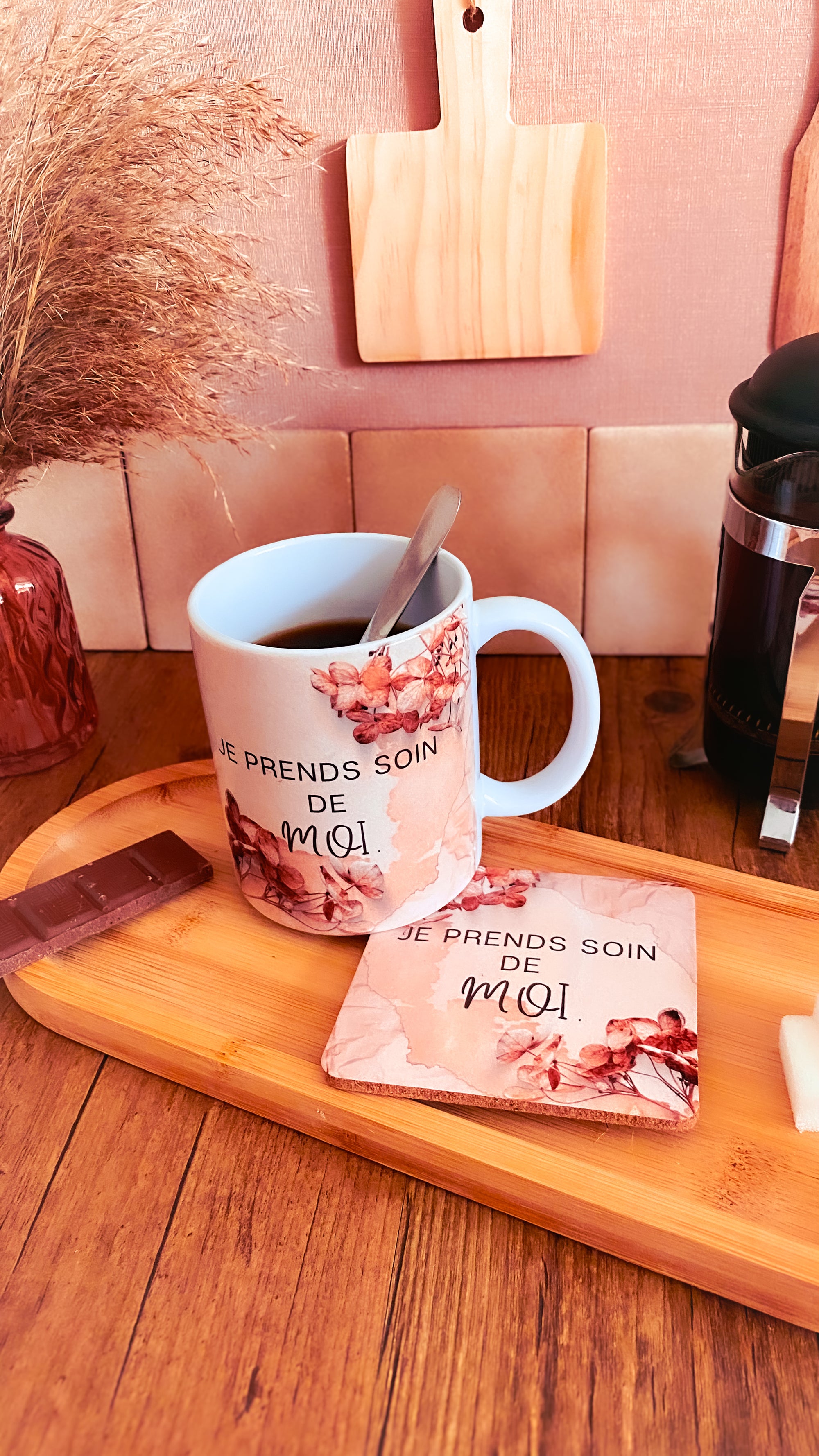 mug personnalisé "je prends soin de moi"