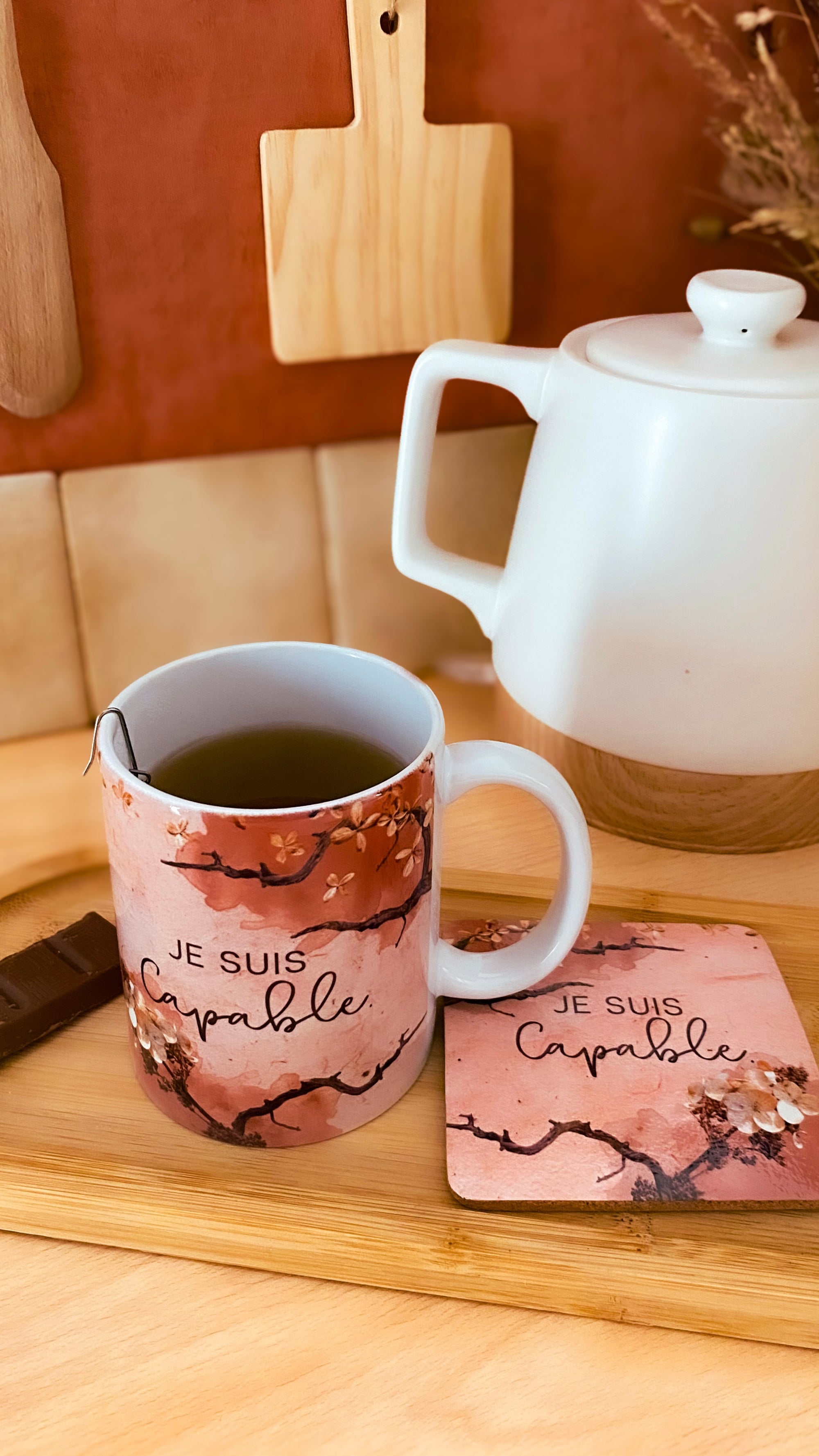 mug personnalisé "je suis capable" 2